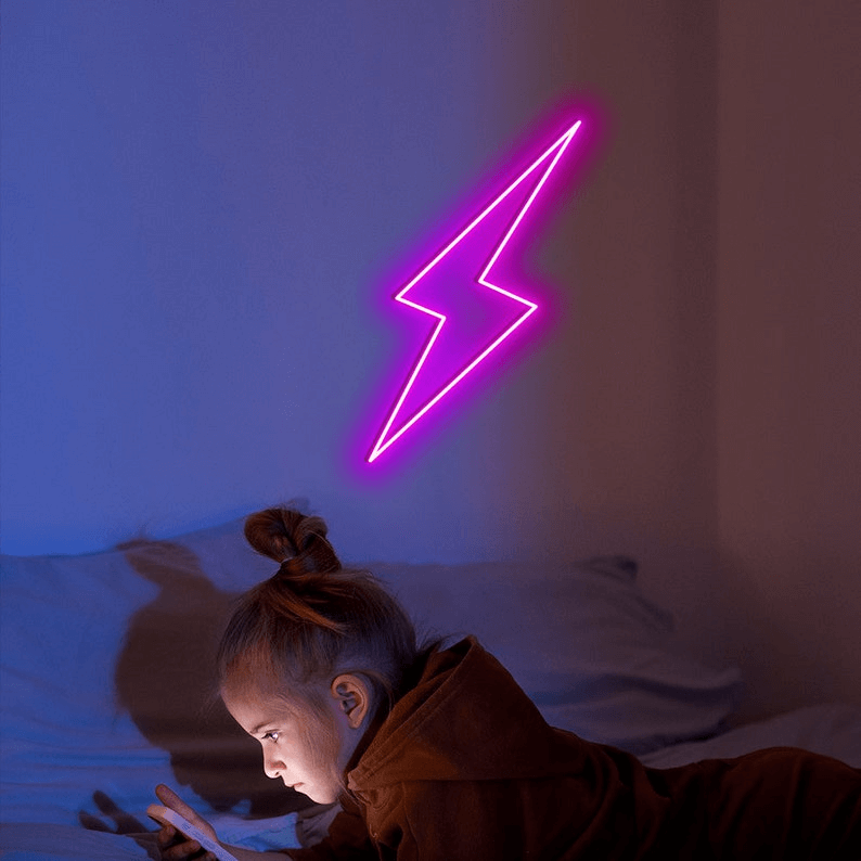 Lightning Bolt Custom Neon Sign