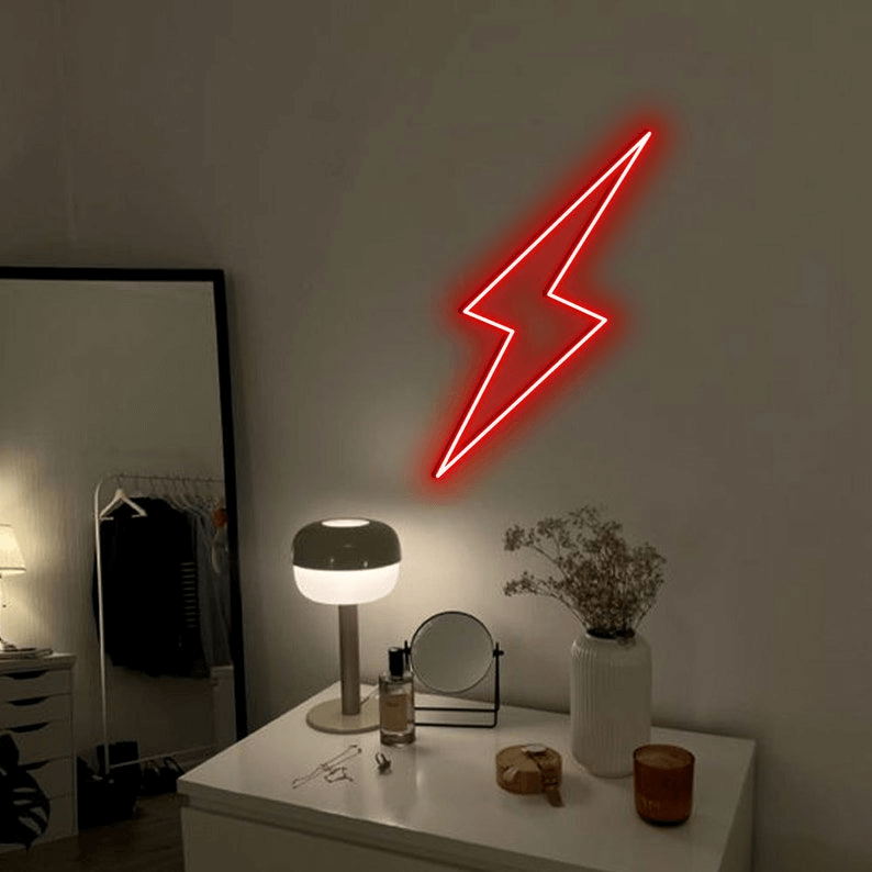 Lightning Bolt Custom Neon Sign