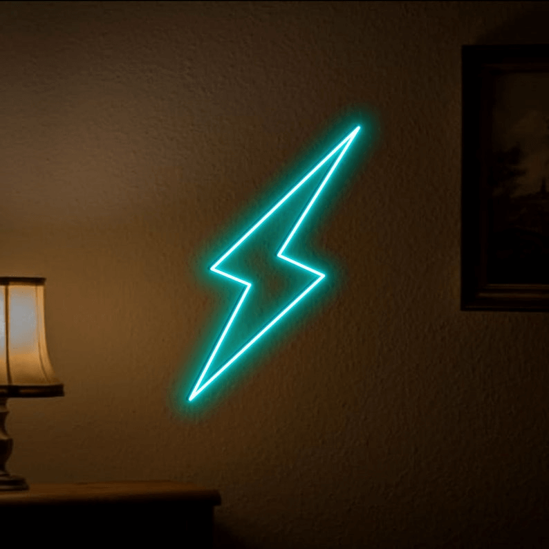 Lightning Bolt Custom Neon Sign