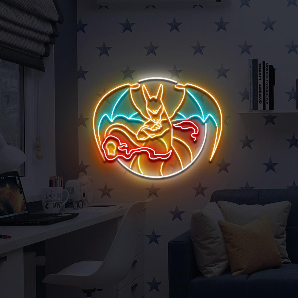 Charizard Neon Led Sign