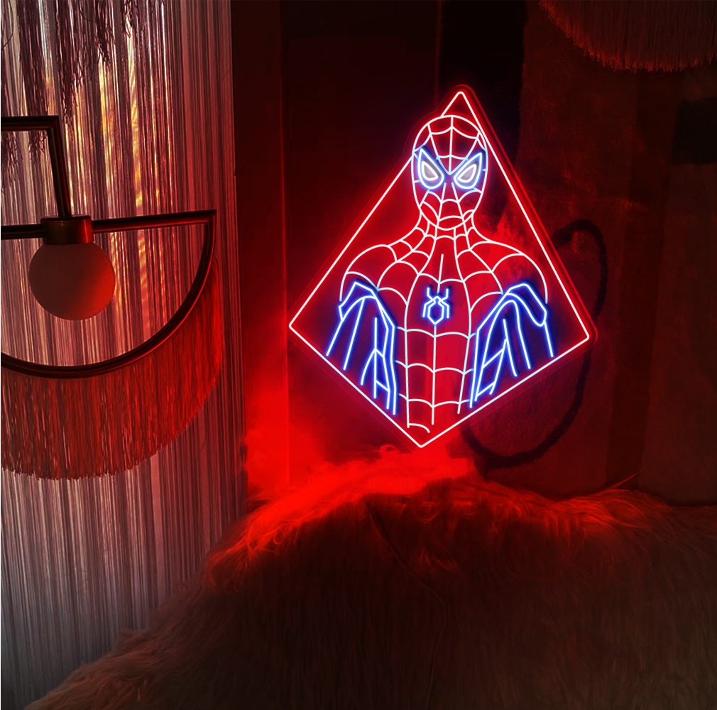 Spiderman Neon Sign