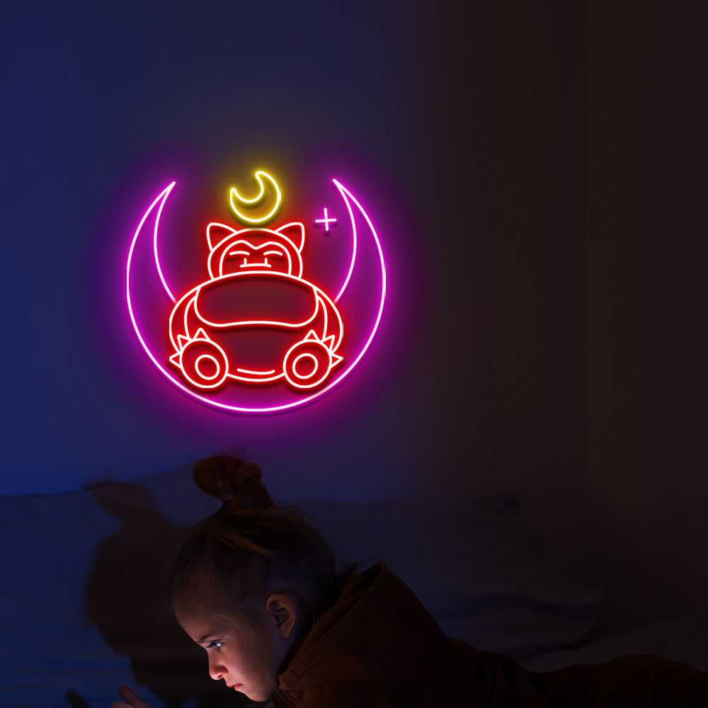 Snorláx Neon Led Sign