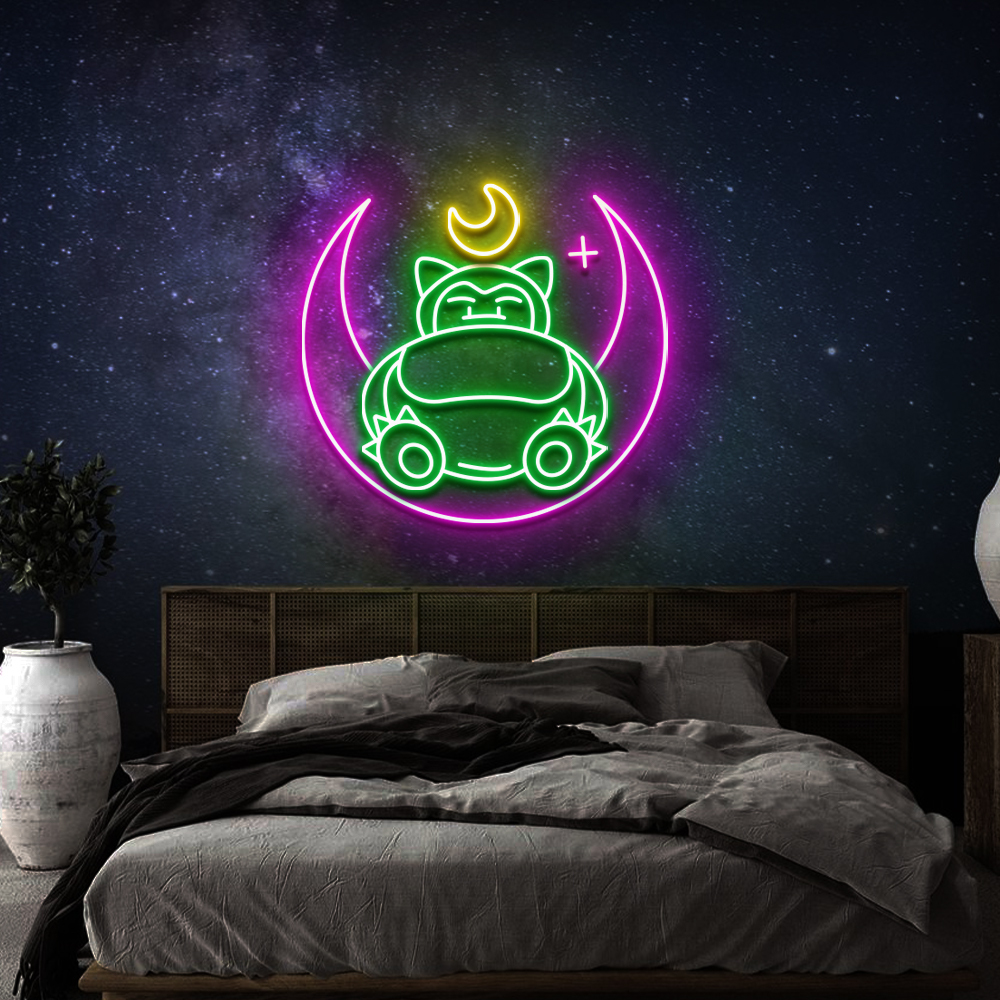 Snorláx Neon Led Sign