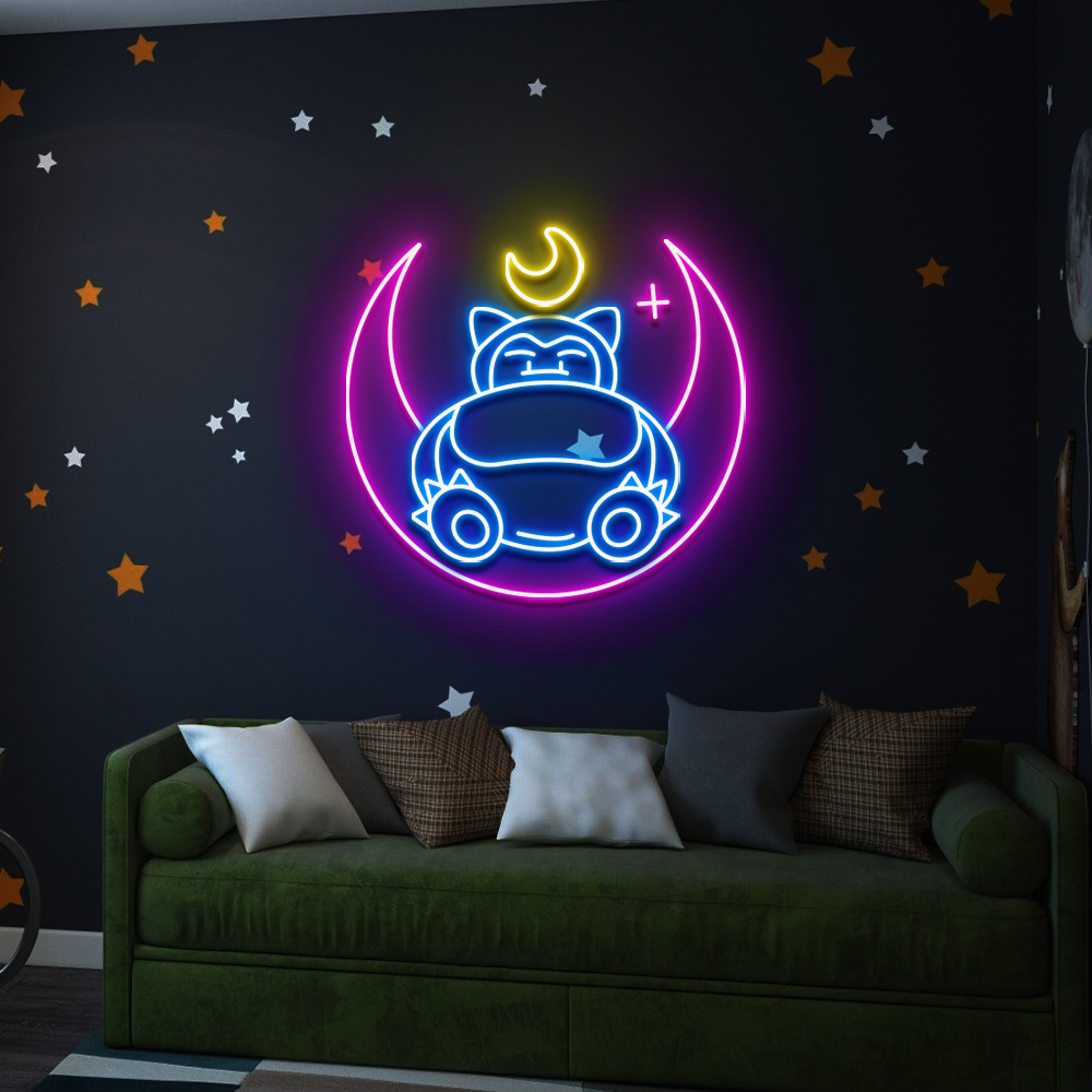 Snorláx Neon Led Sign