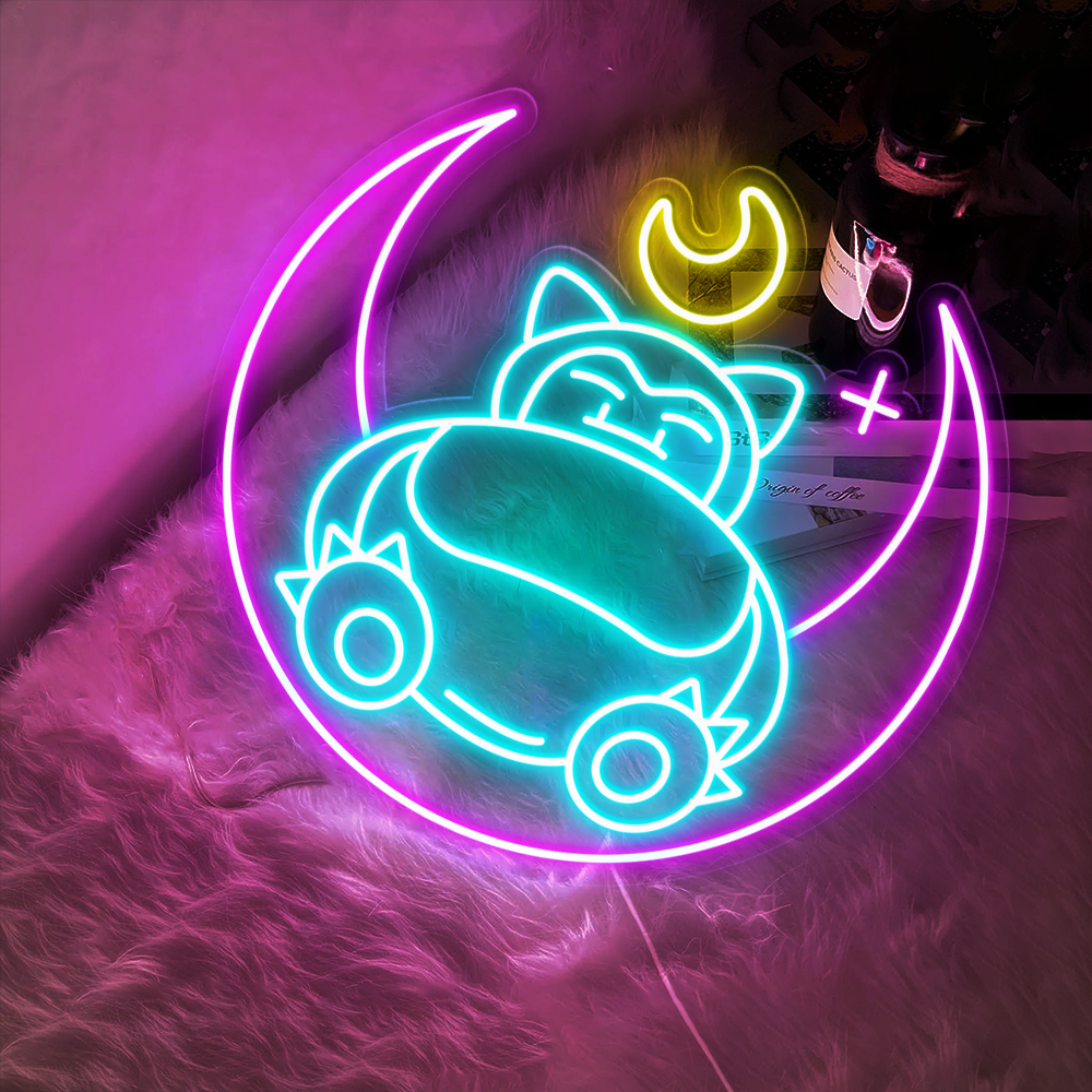 Snorláx Neon Led Sign