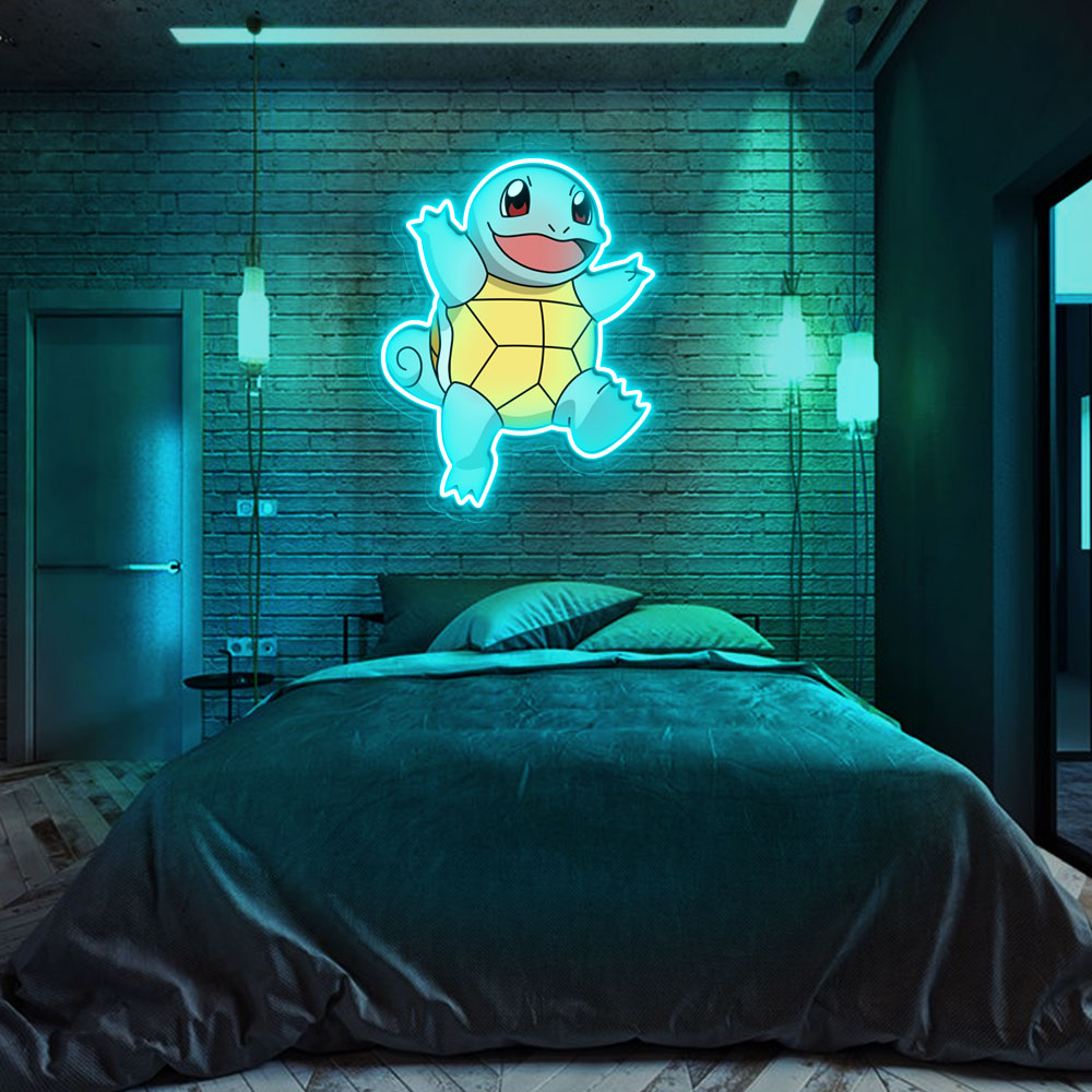 Squirtle UV Sign