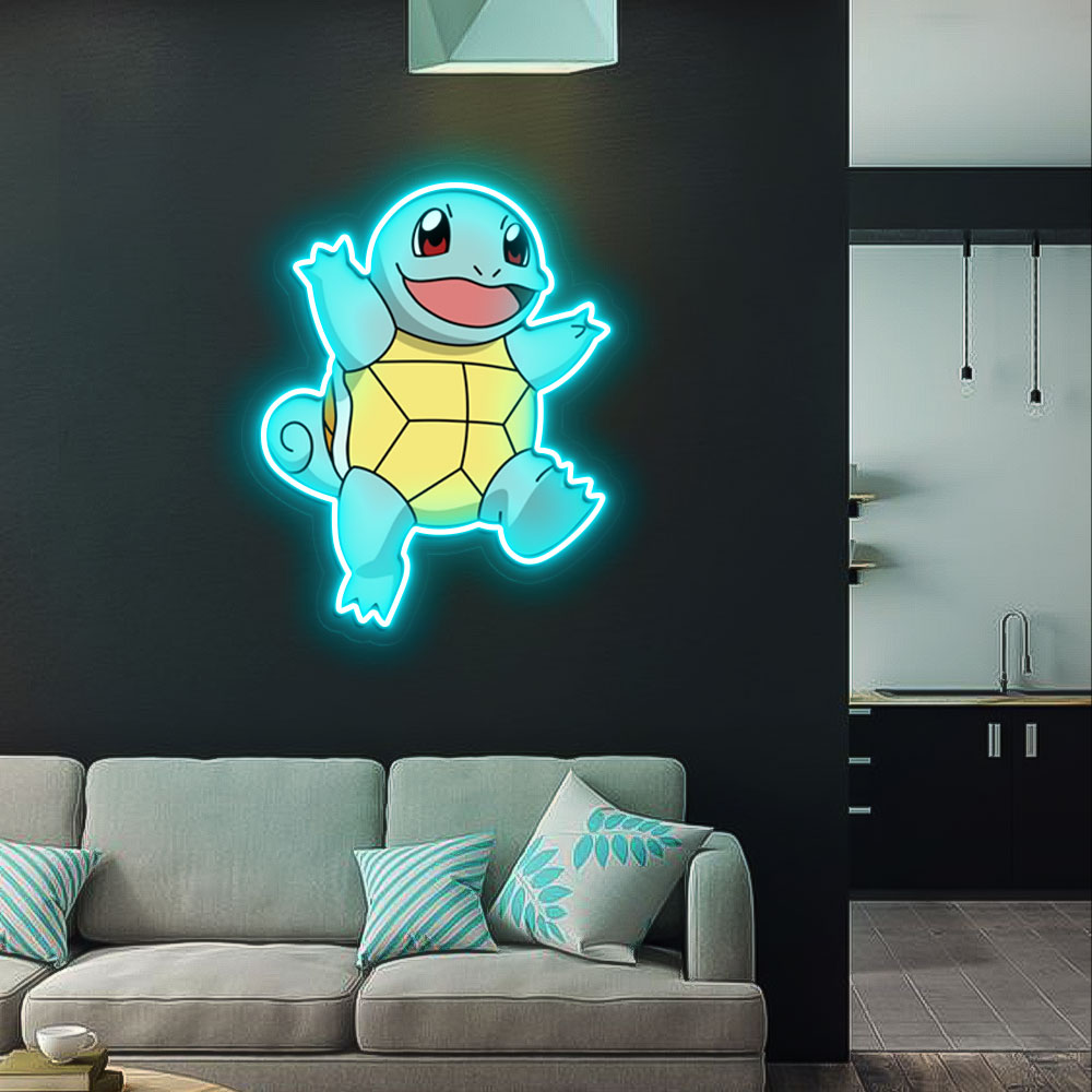 Squirtle UV Sign