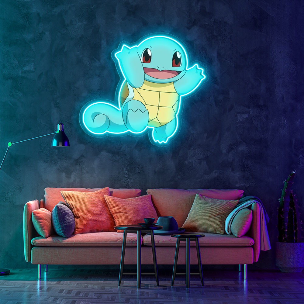 Squirtle UV Sign