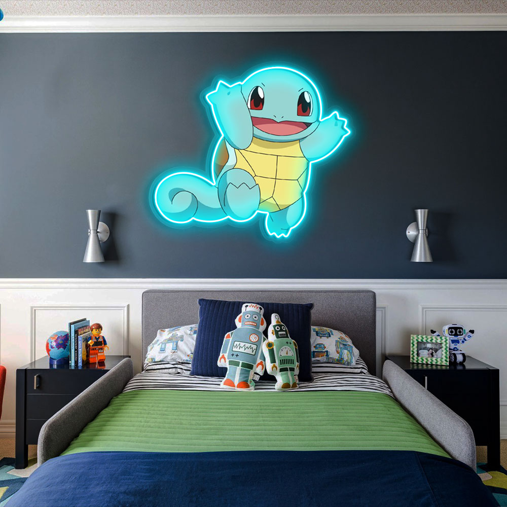 Squirtle UV Sign