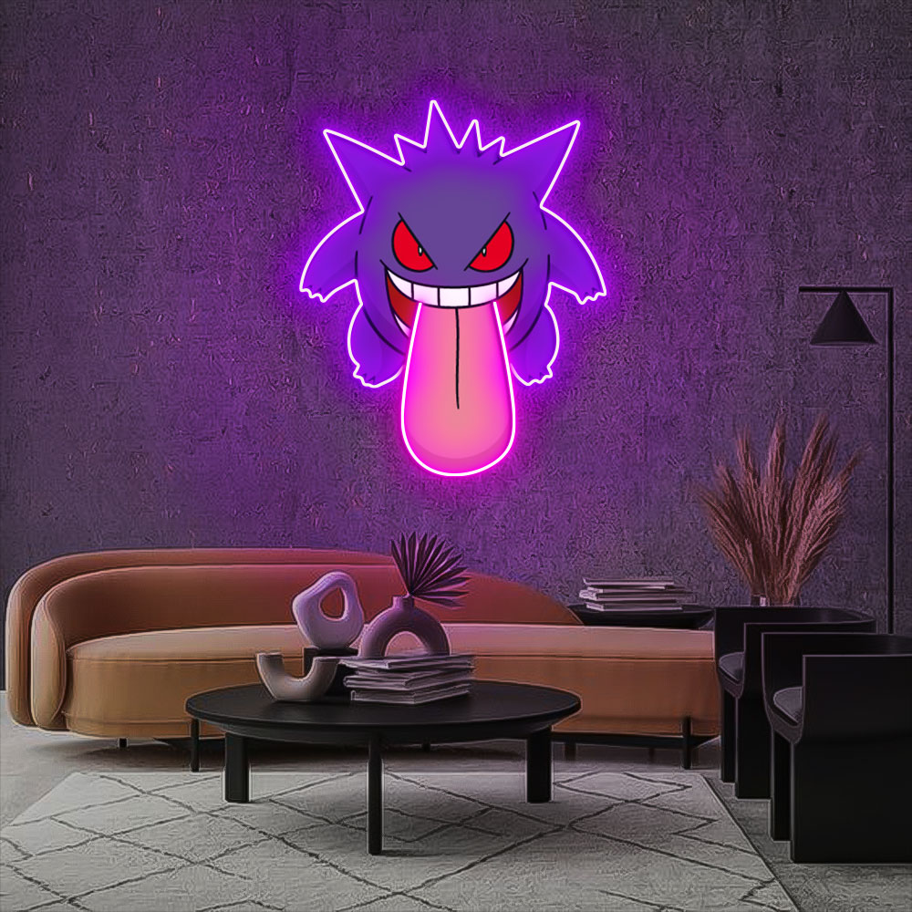 Gengar UV Sign