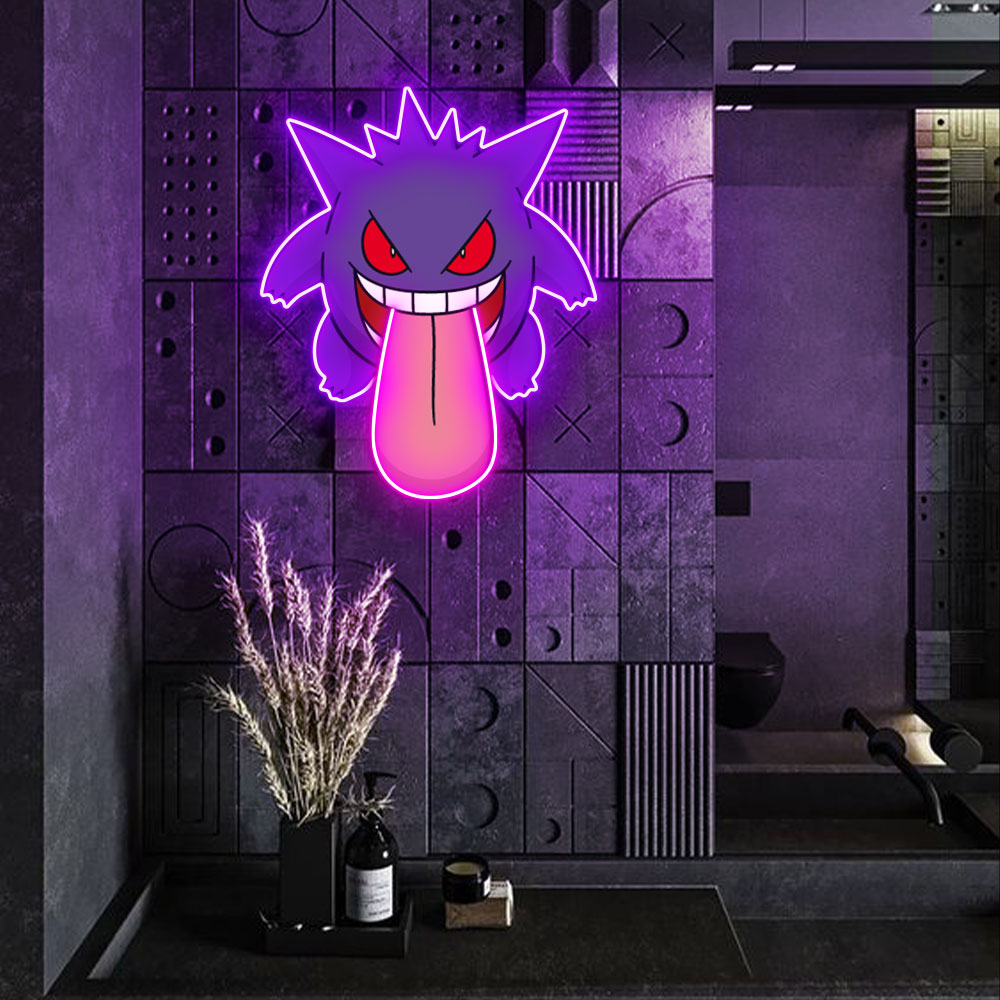 Gengar UV Sign