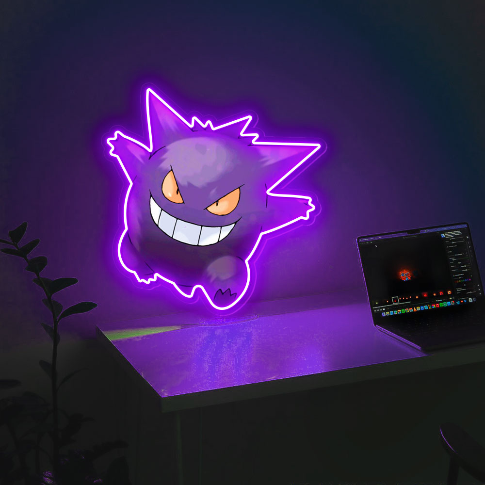 Gengar UV Sign