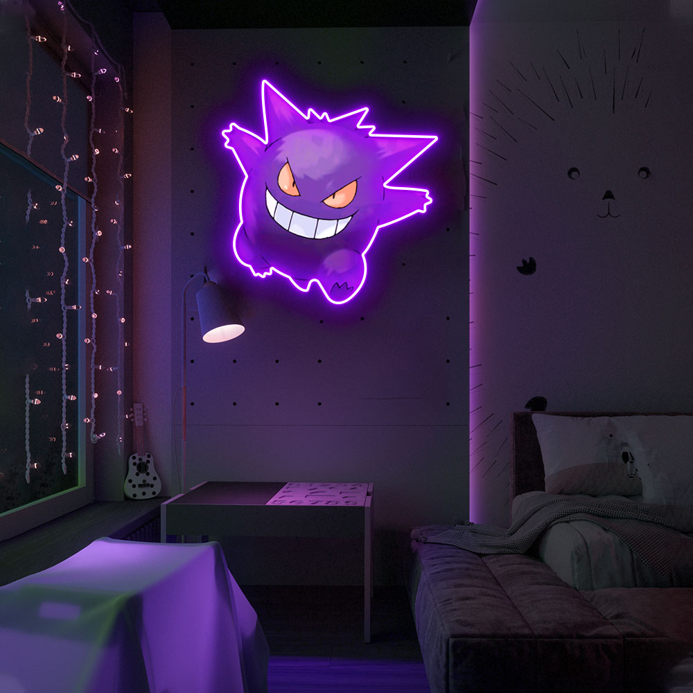 Gengar UV Sign