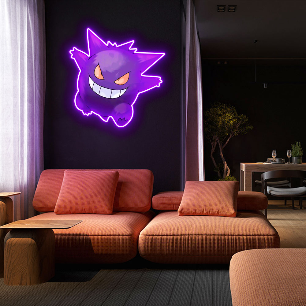 Gengar UV Sign