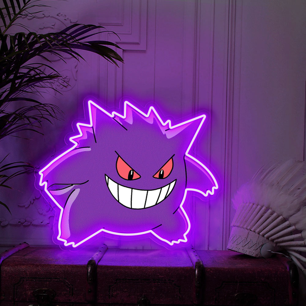 Gengar UV Sign