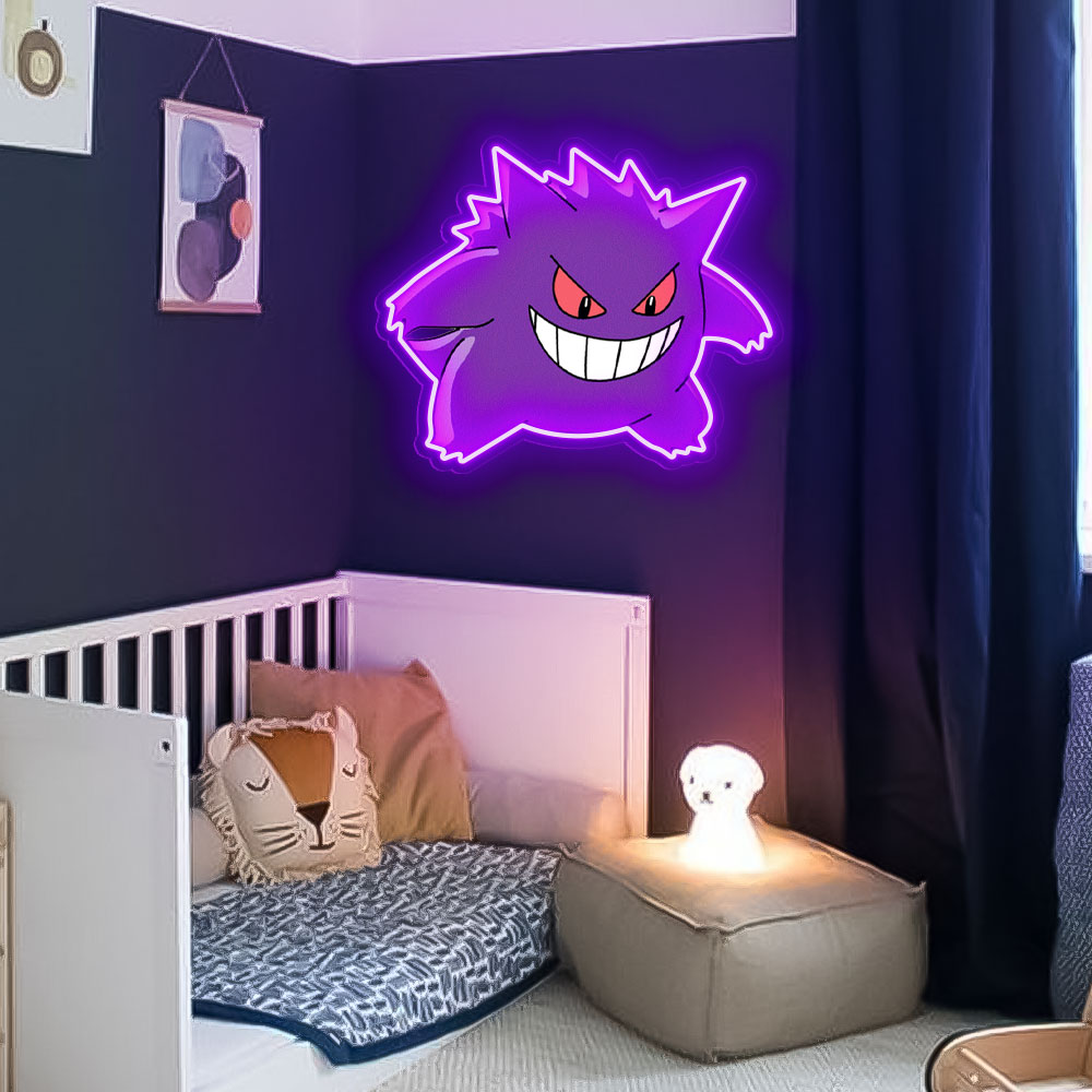 Gengar UV Sign