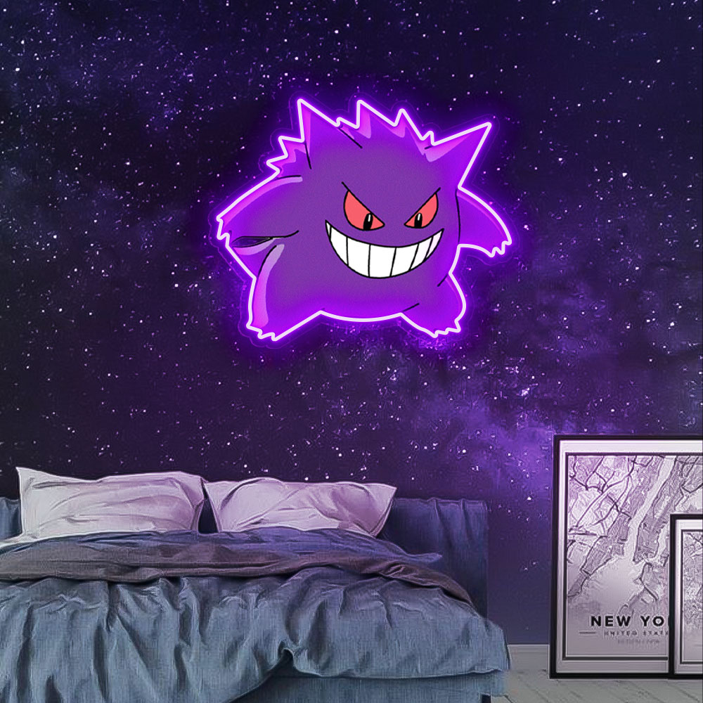 Gengar UV Sign
