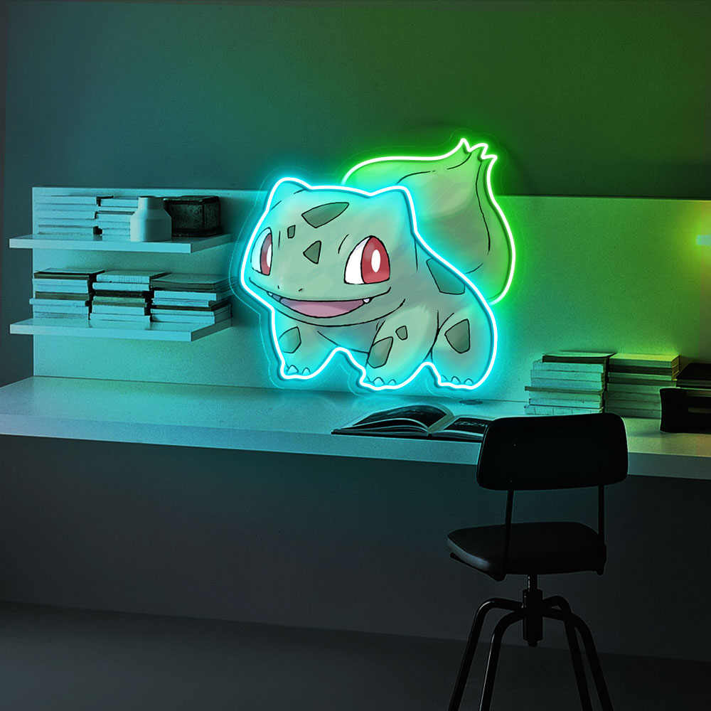 Bulbasaur UV Sign
