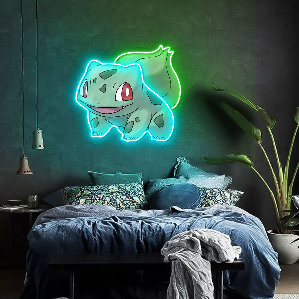 Bulbasaur UV Sign