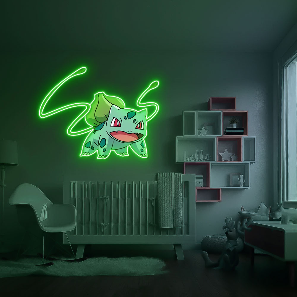 Bulbasaur UV Sign