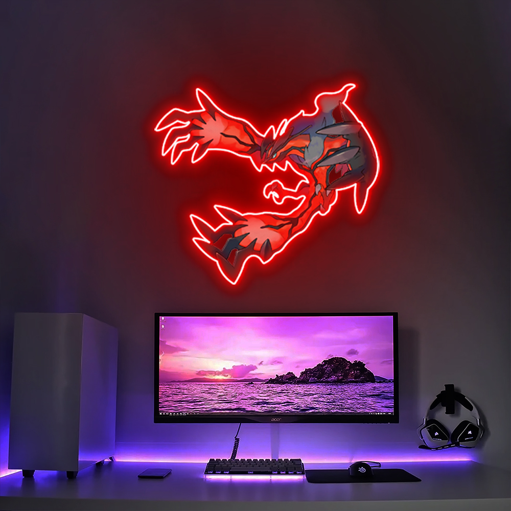 Yveltal UV Sign