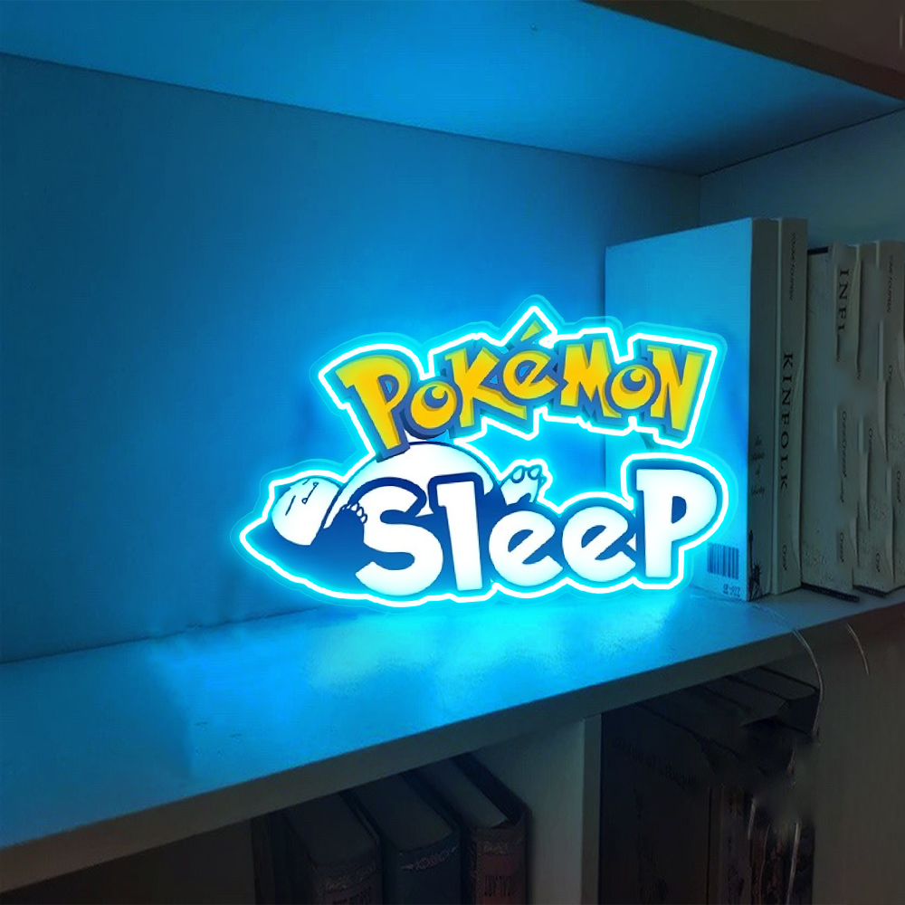Pokemon Sleep Neon Sign