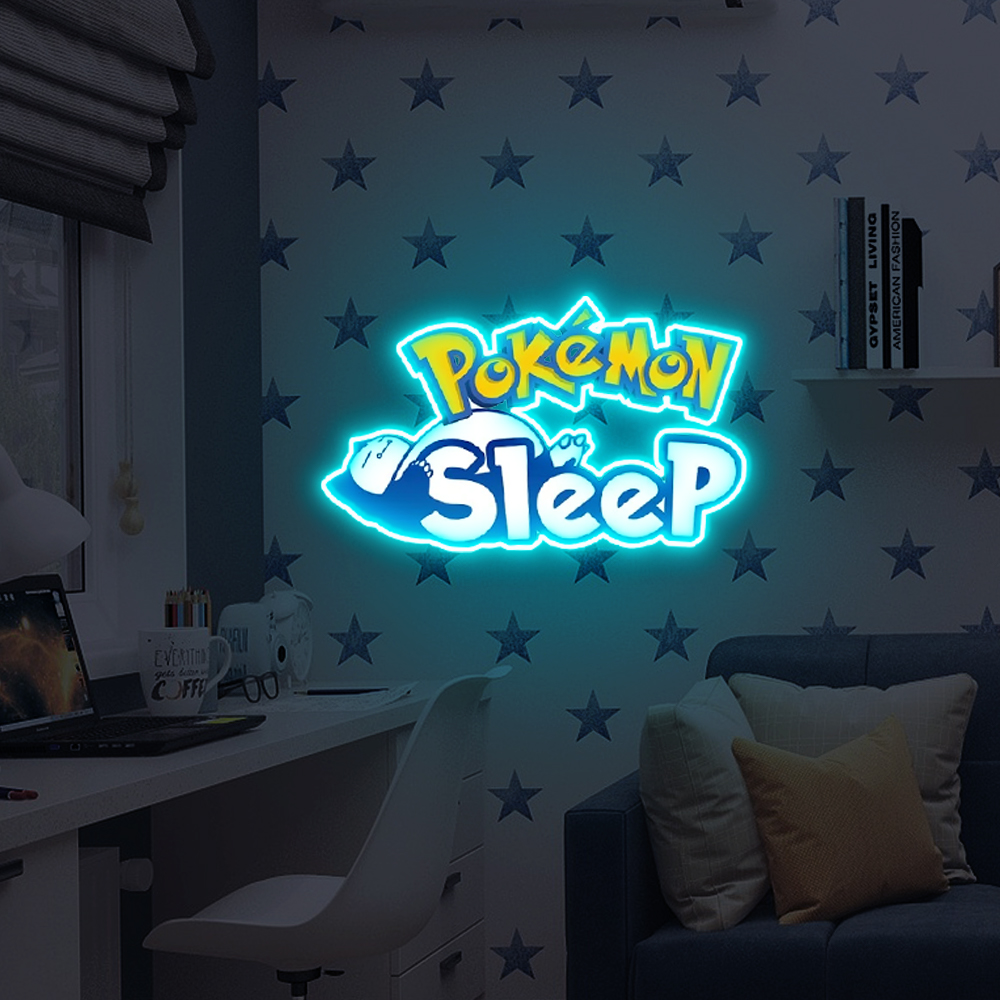Pokemon Sleep Neon Sign