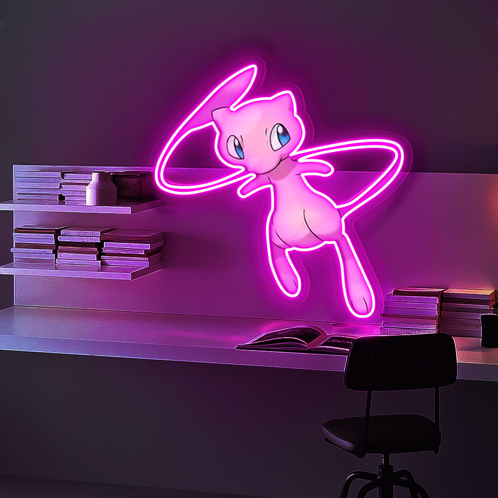 Mewtwo UV Sign