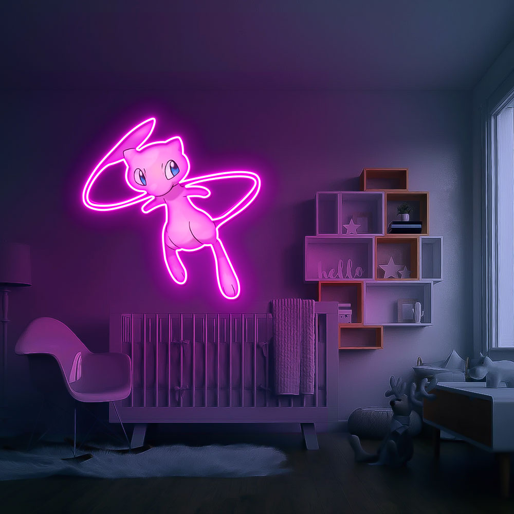 Mewtwo UV Sign