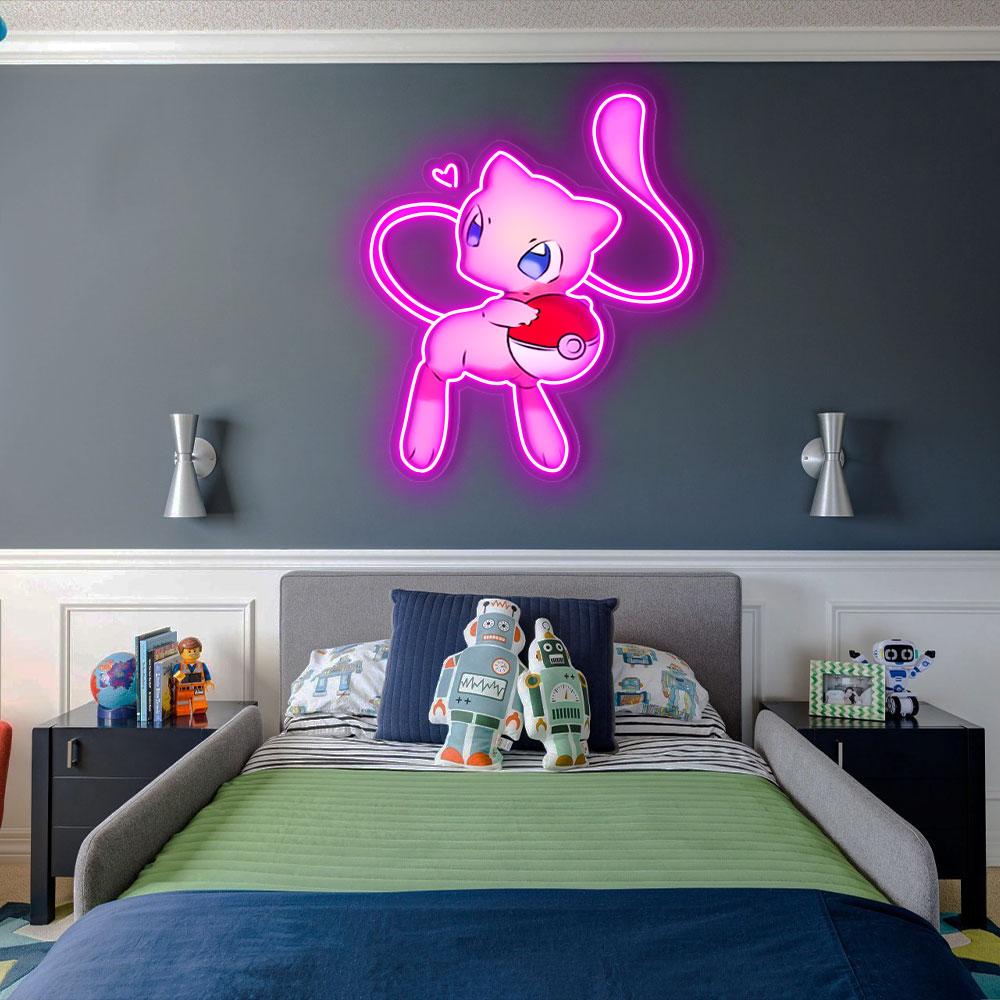 Mewtwo UV Sign