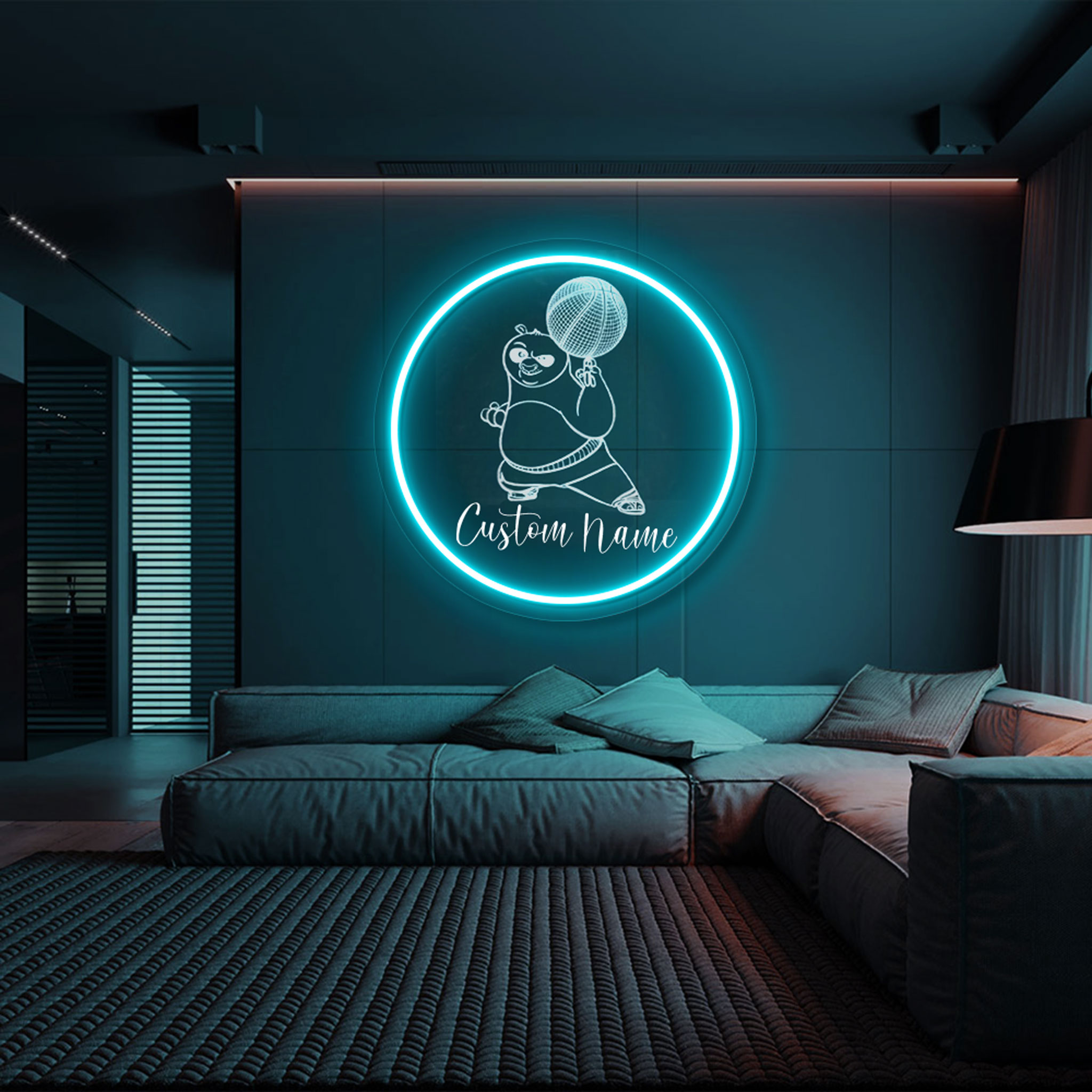 Custom Kungfu Panda Laser Sign