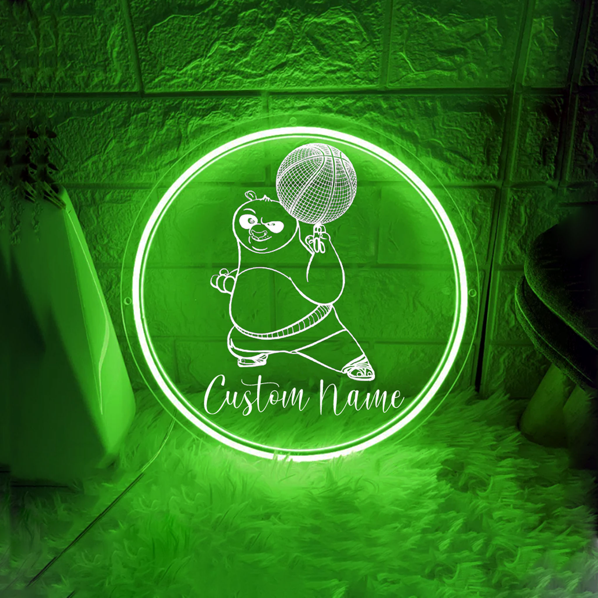 Custom Kungfu Panda Laser Sign