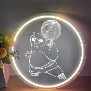 Custom Kungfu Panda Laser Sign