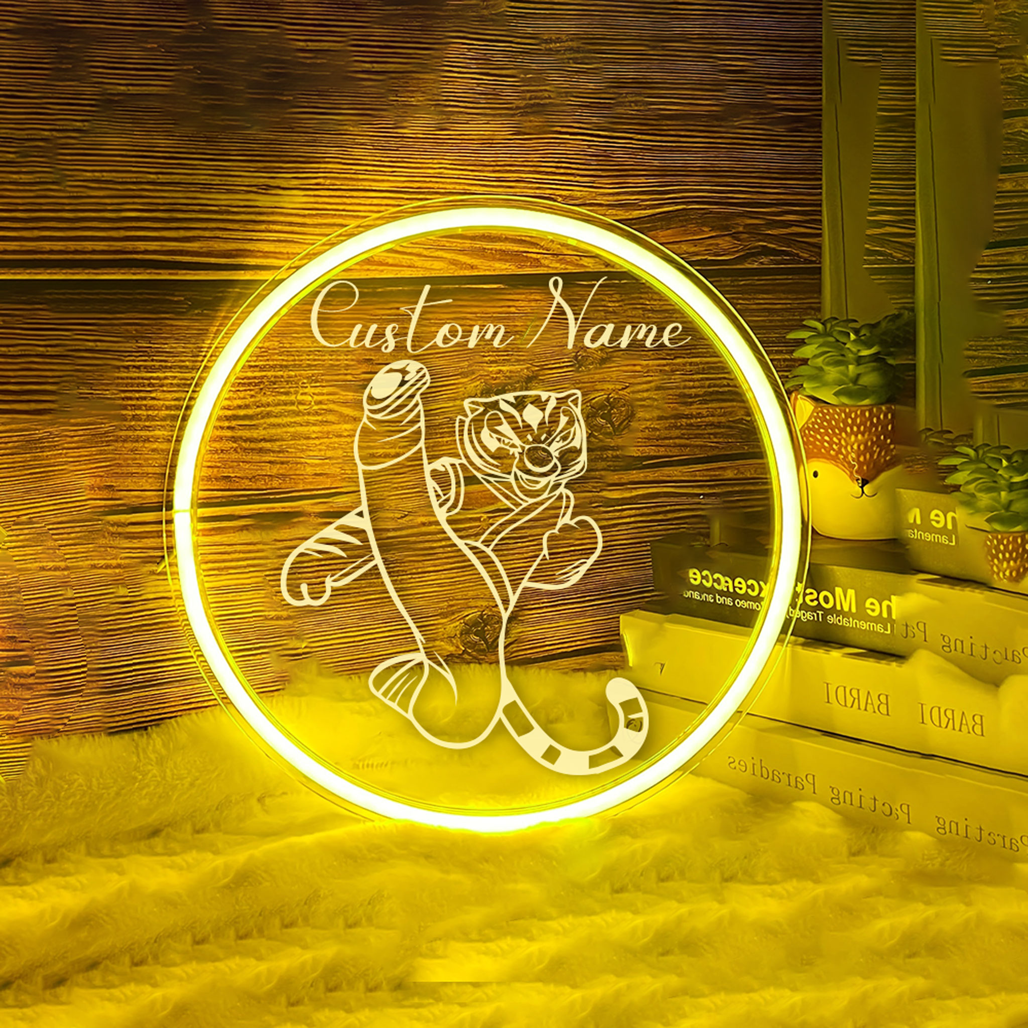Custom Tigress Laser Sign