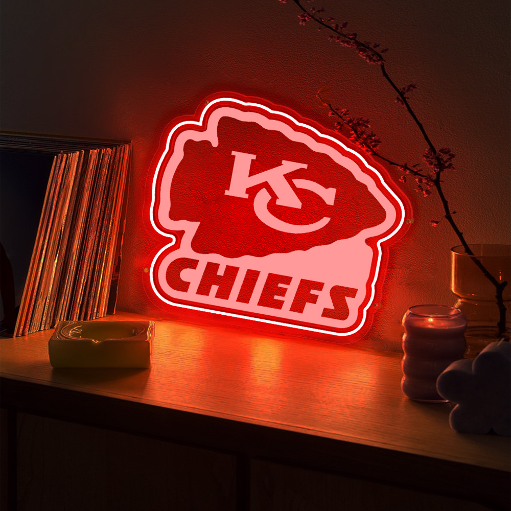 Kansas City Chiefs Laser Sign