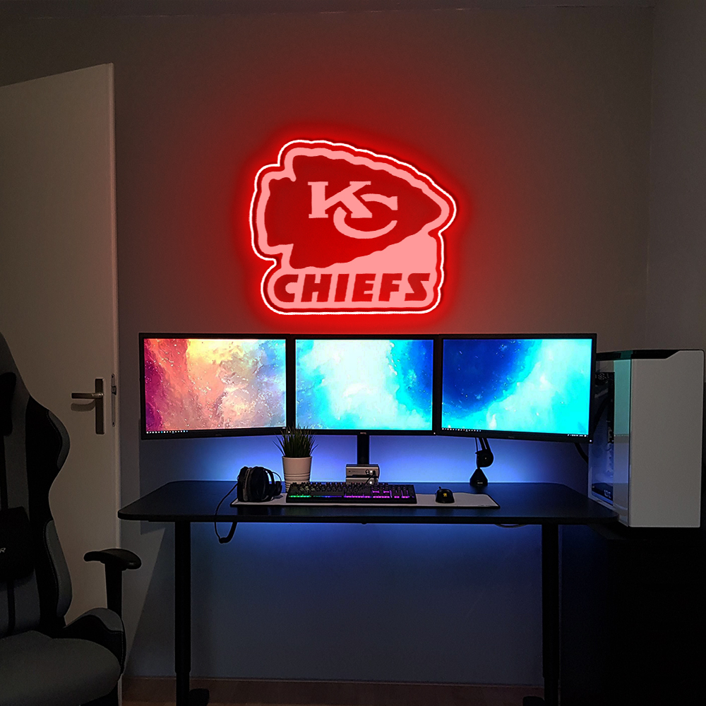 Kansas City Chiefs Laser Sign