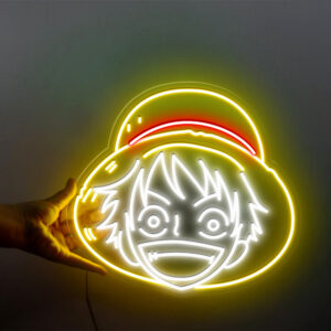 One Piece Neon Led Sign Luffy Neon Led Sign