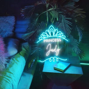Princess Name Plaque Neon Led Sign