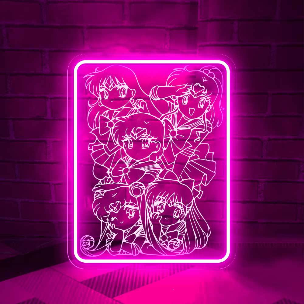 Sailor Moon Gift Laser Sign