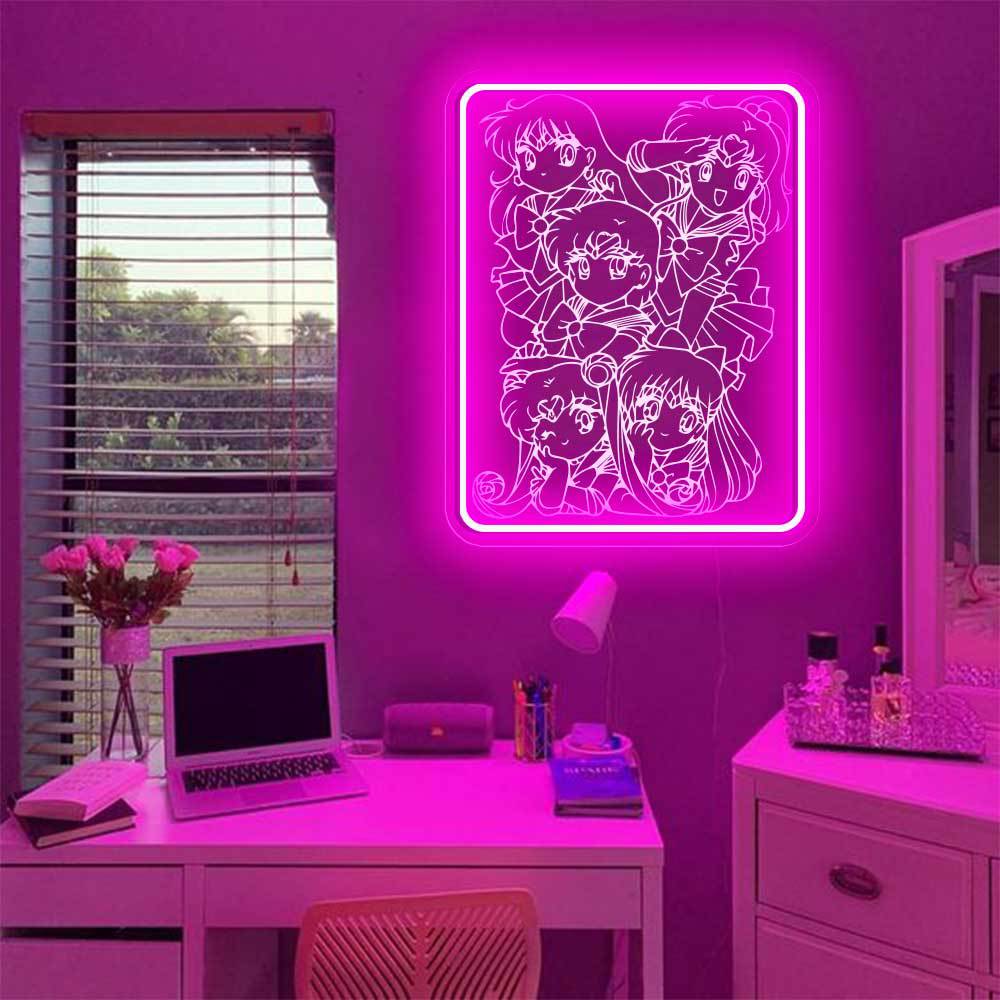Sailor Moon Gift Laser Sign