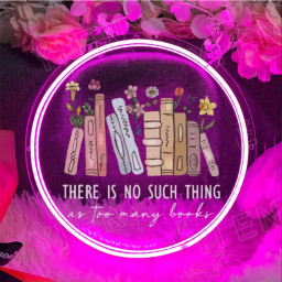 There Is No Such Thing As Too Many Books UV Sign