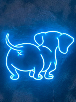 Dachshund Butt Neon Sign