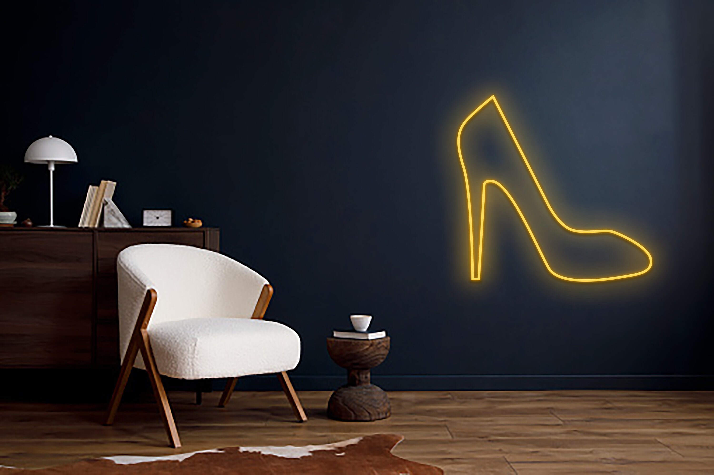 Highheels Woman Shoes Shop Boutique Neon Sign