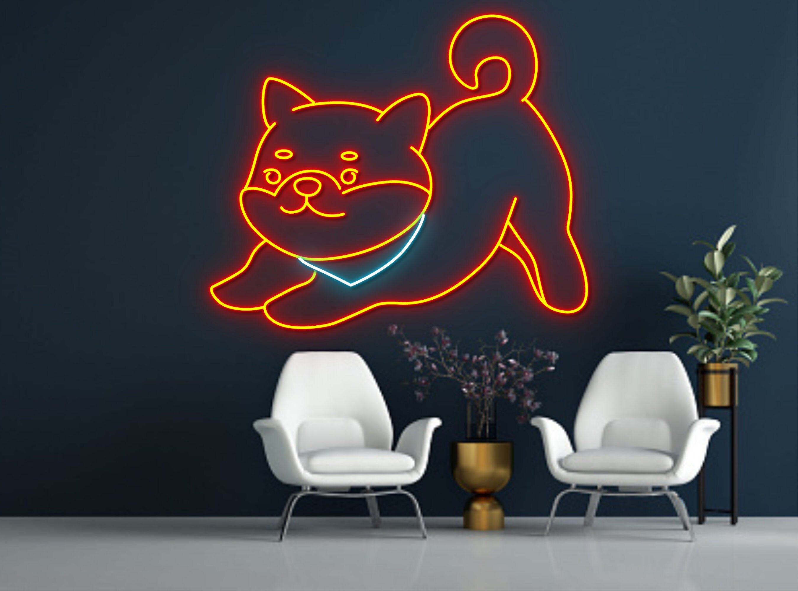 Shiba Inu Dog Neon Signs