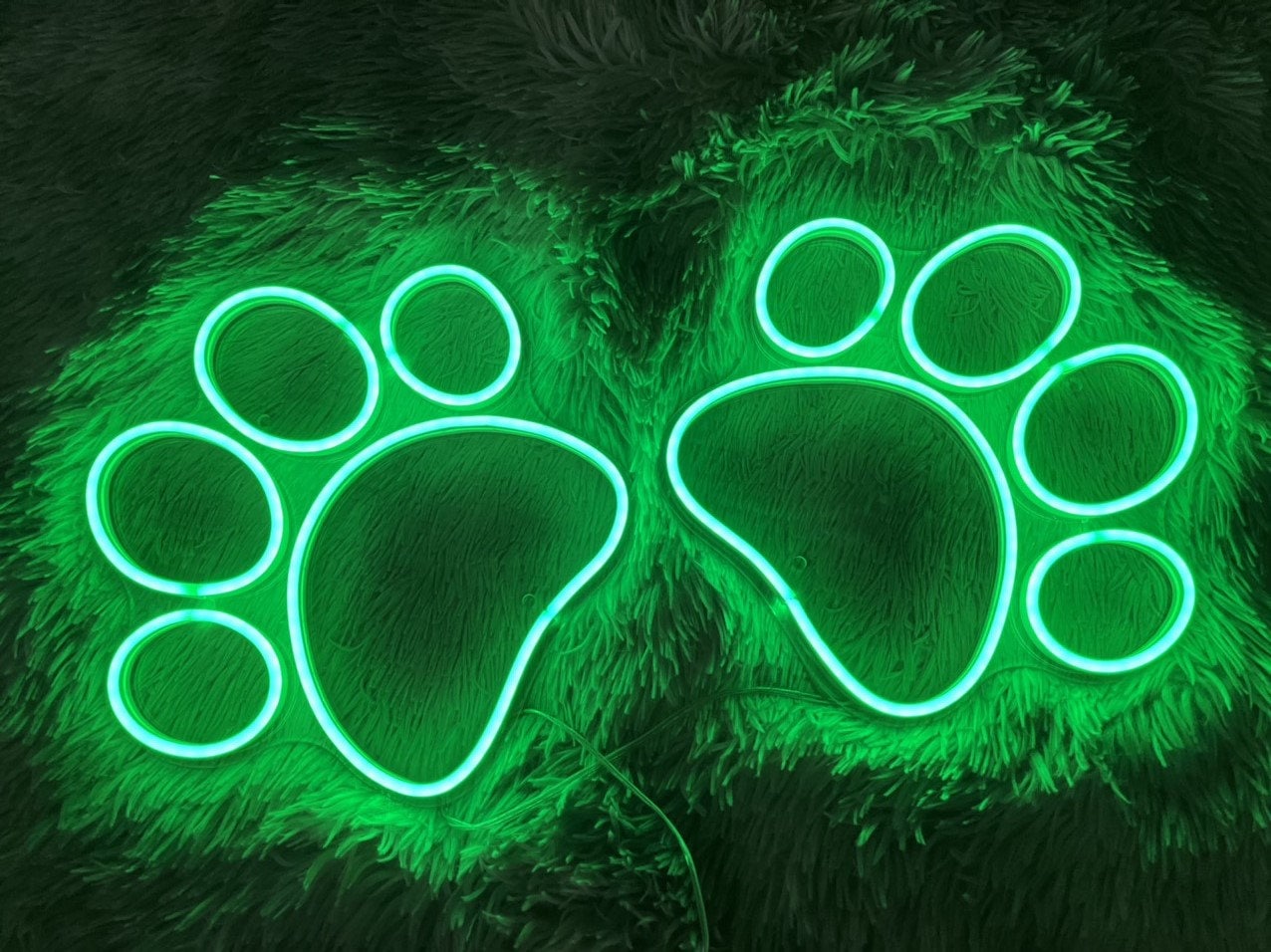 Dog Paw Neon Sign Decoration Gift Wall Hanging Gift