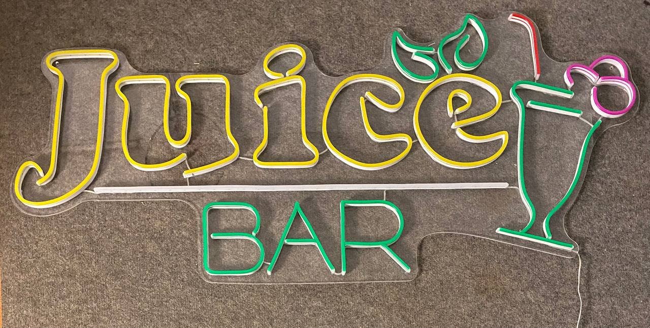 Juice Bar Neon Sign Juice Smoothie Bar Signboard Decor