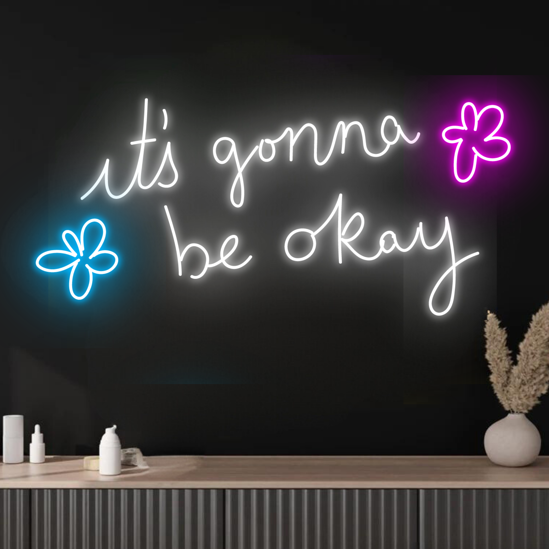 It's Gonna Be Okay Neon Sign Long-lasting Lights Wall Decor