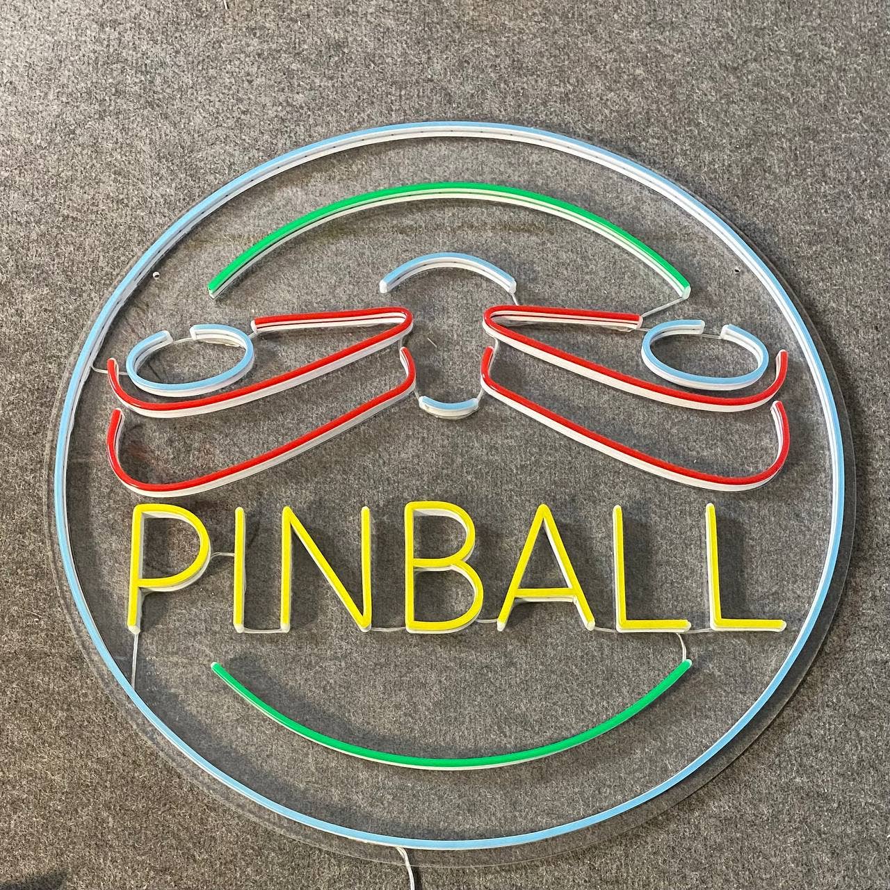 Pinball Neon Signs Pinball Machine Arcade Game Wall Decor