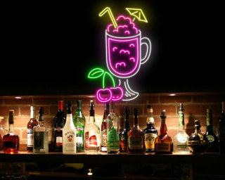 Cocktails Bar Party Neon Signs