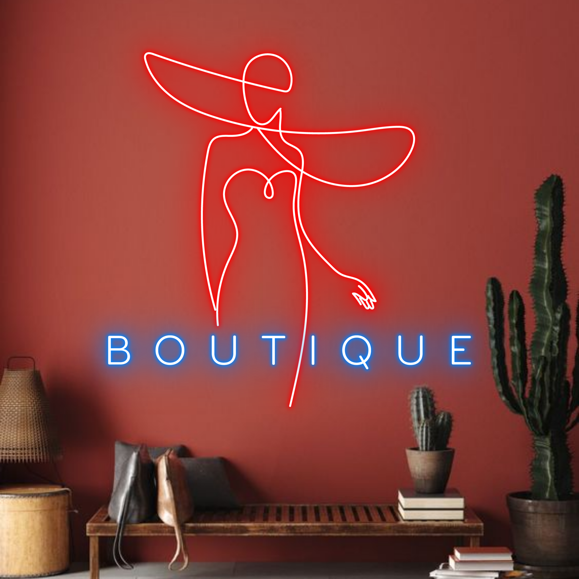 Boutique Neon Sign Custom Shop Wall Decor Signboard